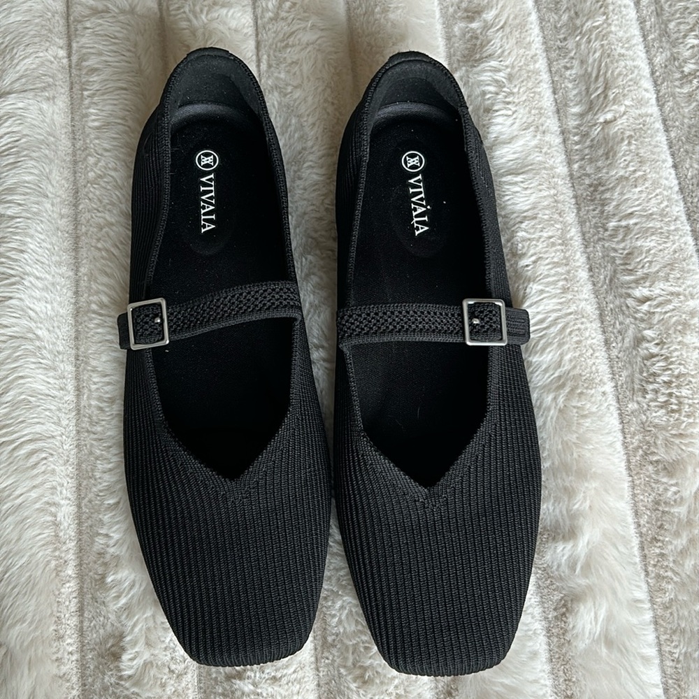 New Vivaia square toe Mary Jane’s